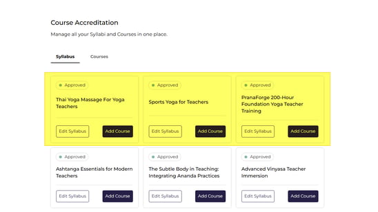 Approved Syllabus